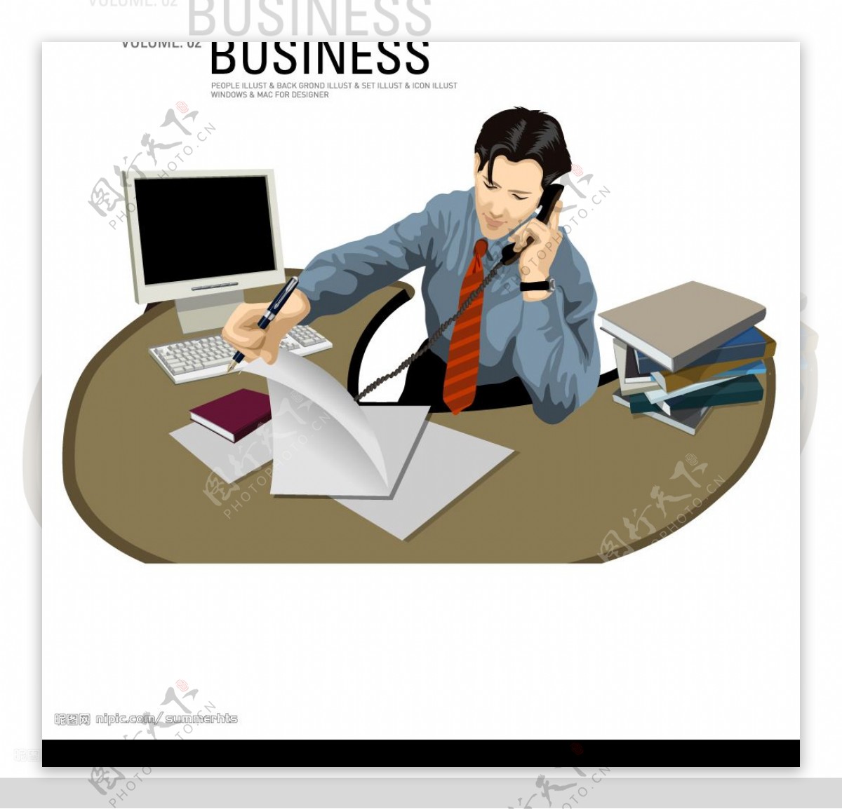 办公人物图片素材-编号08490791-图行天下