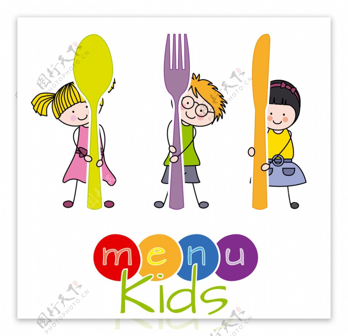 儿童套餐菜单模板图片素材-编号24558035-图行天下