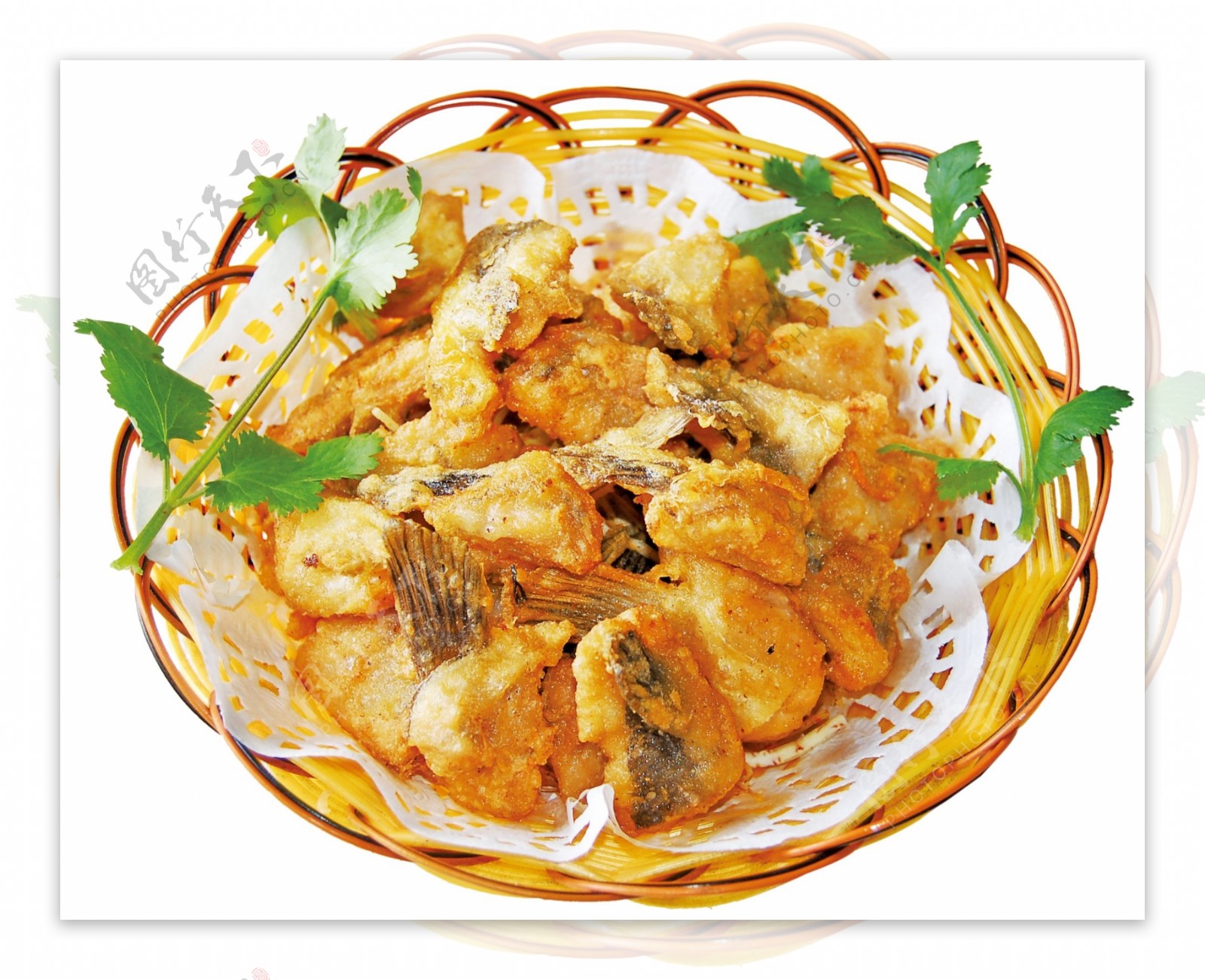 厨师拿着炸鱼和薯条发出完美的信号插画图片素材_ID:157669329-Veer图库