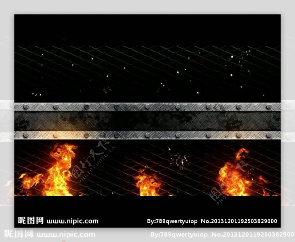 火焰火光背景视频素材