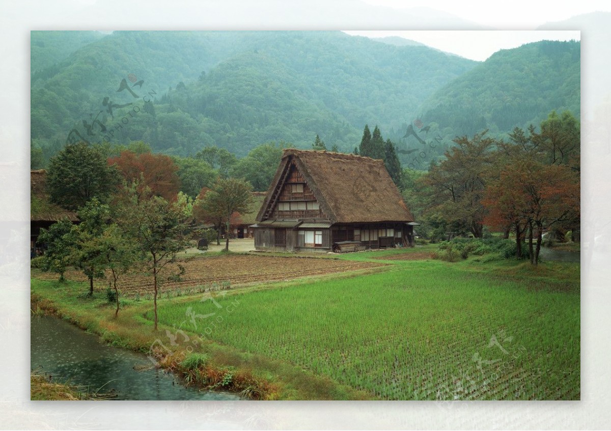 乡村小屋图片