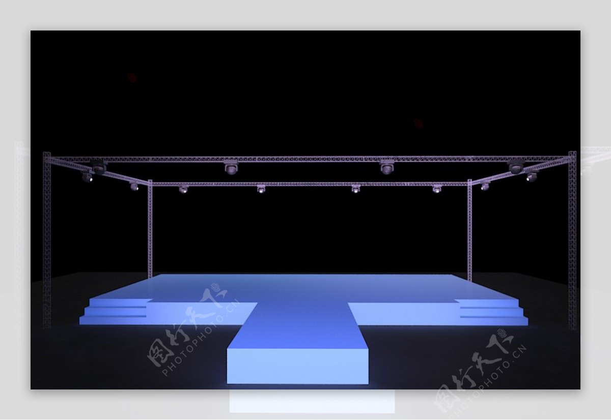 3D简易舞台照明图片