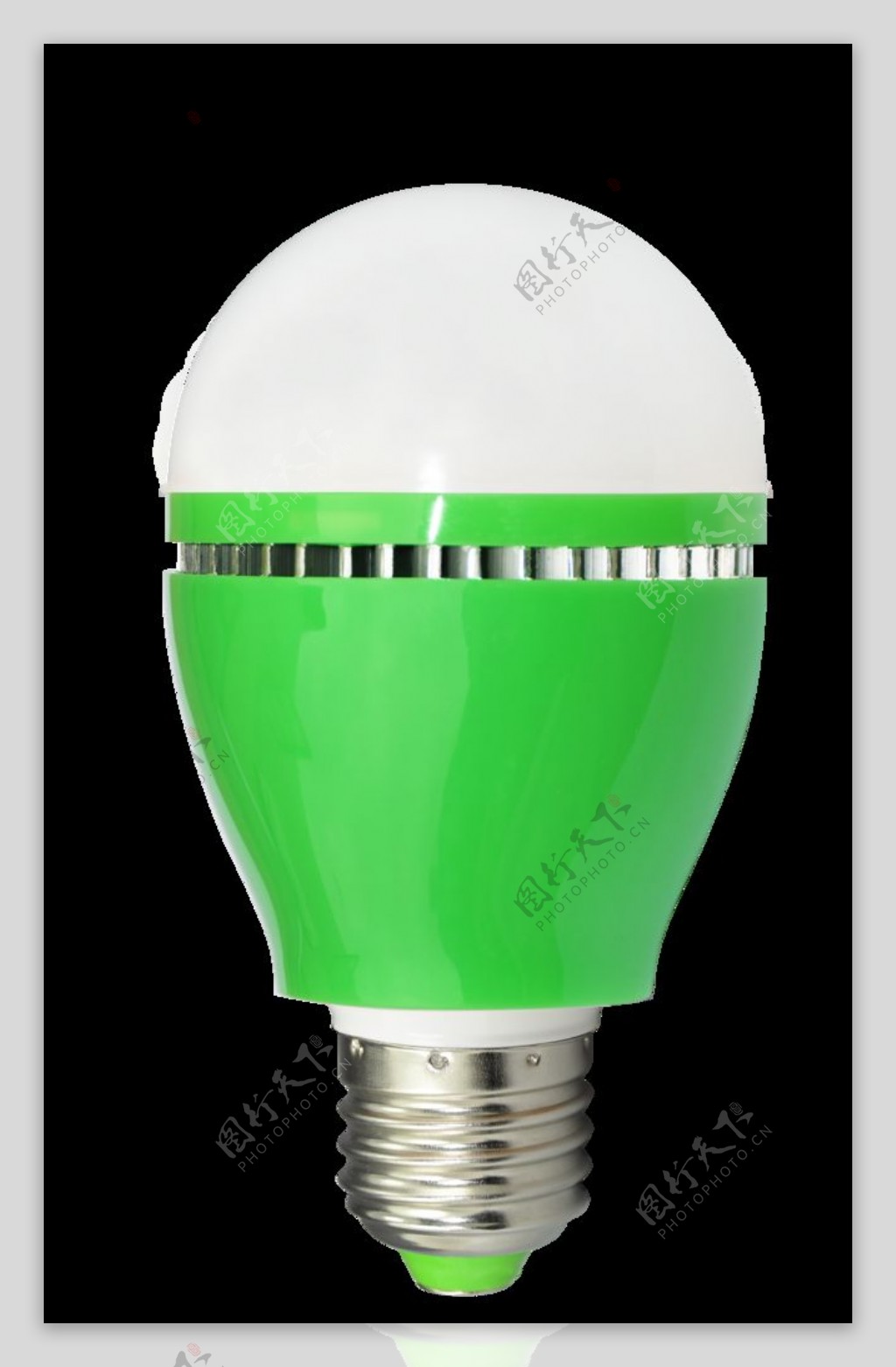 绿色球泡灯图片