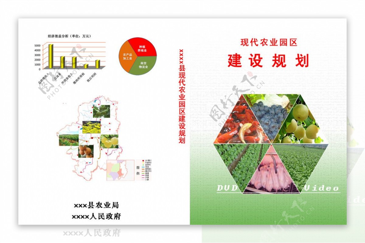 农业规划专题CD光盘盒封面图片