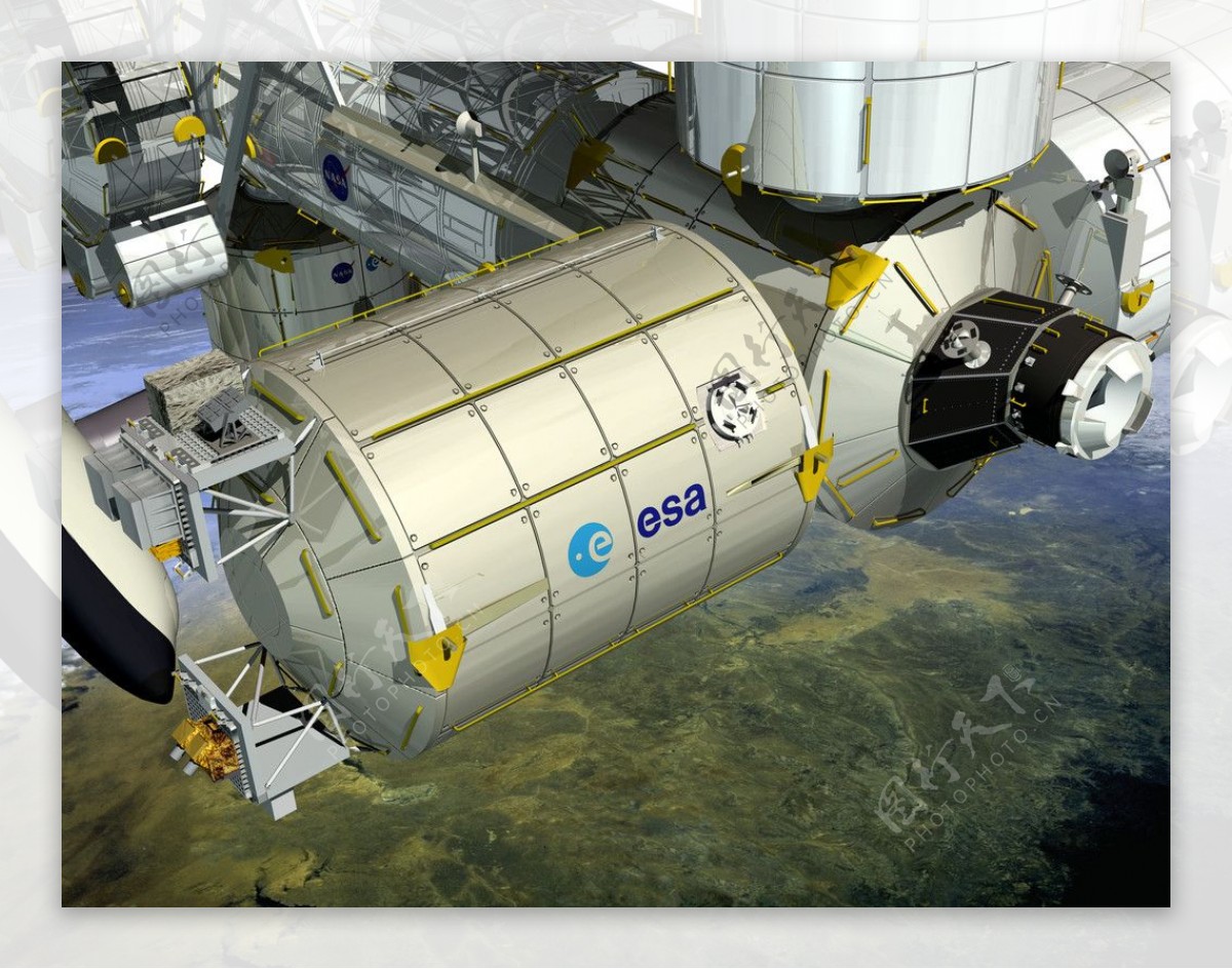 国际空间站哥伦布实验室图片