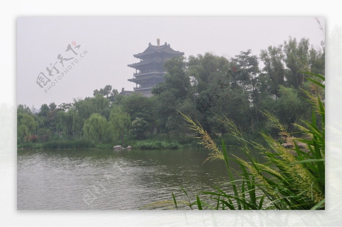 大明湖风光图片