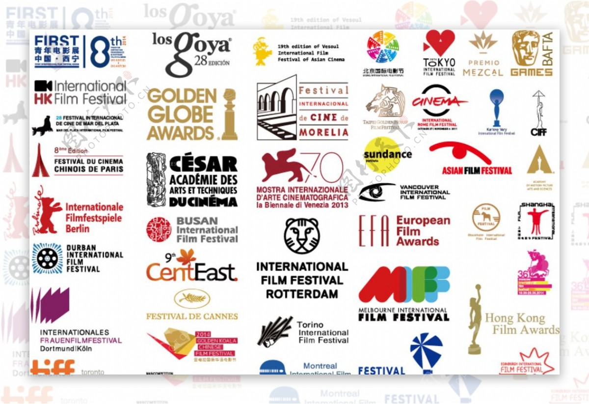 国际电影节标志logo图片