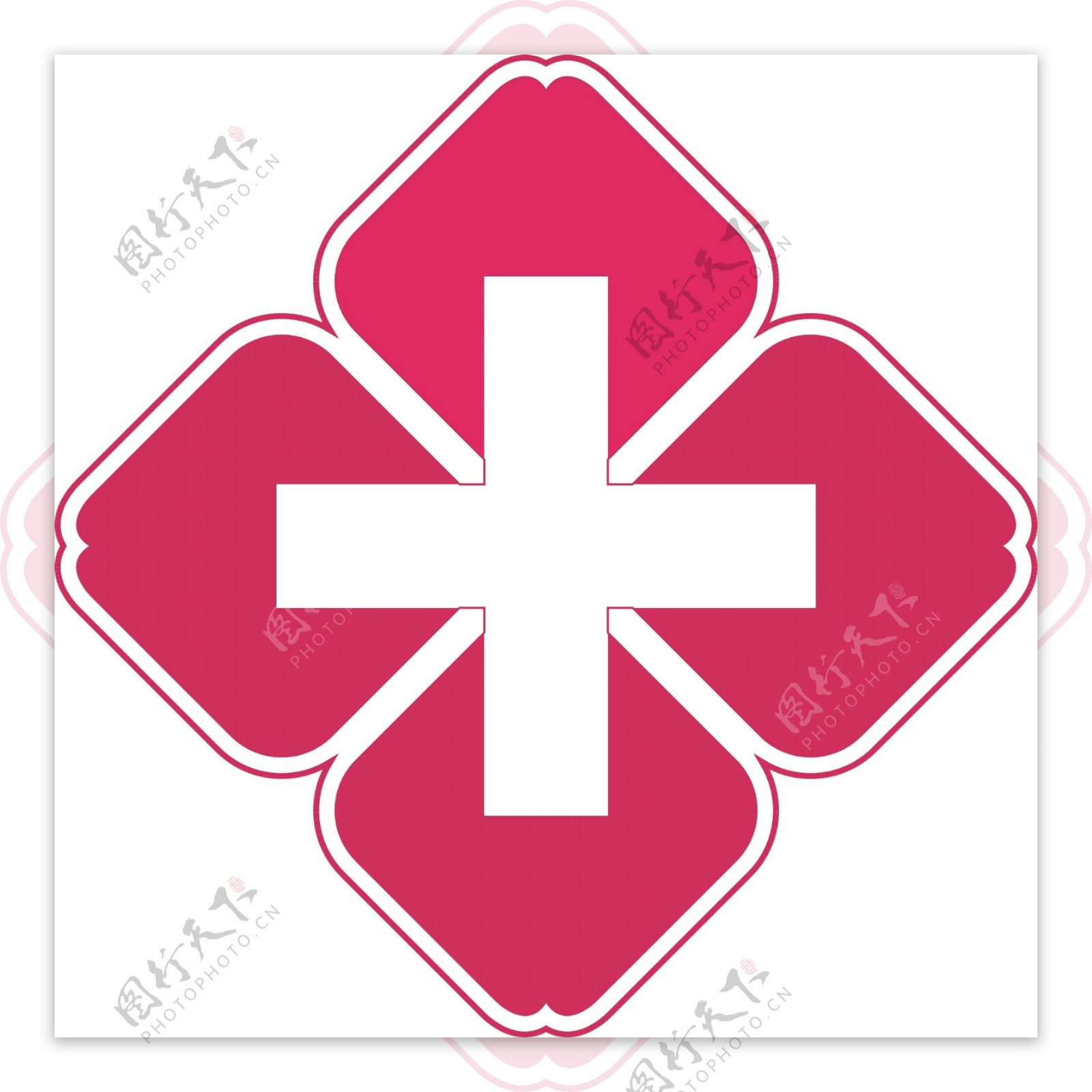 医院标志设计图__公共标识标志_标志图标_设计图库_昵图网nipic.com