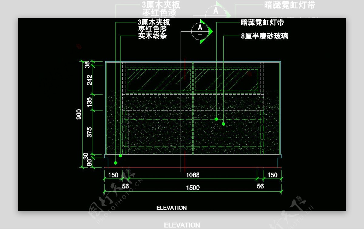 CAD之化妆道具店面布置图片