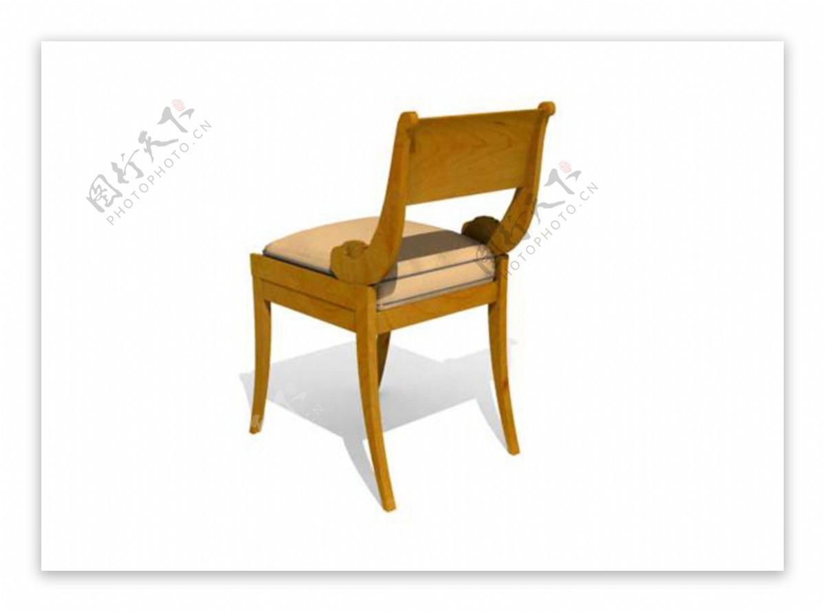 方形椅子模型图片