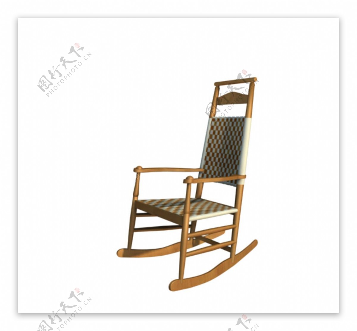 摇摇椅子模型图片