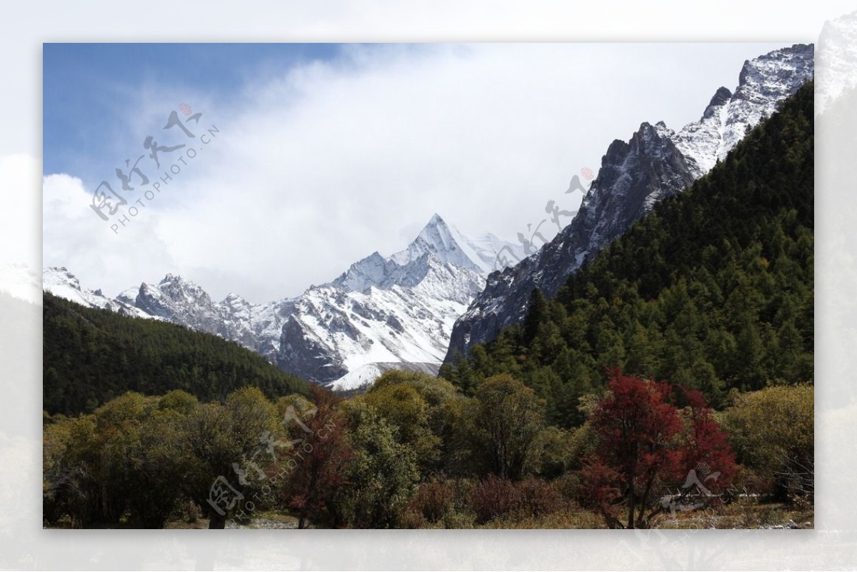 稻城雪山稻城风光稻城亚丁图片