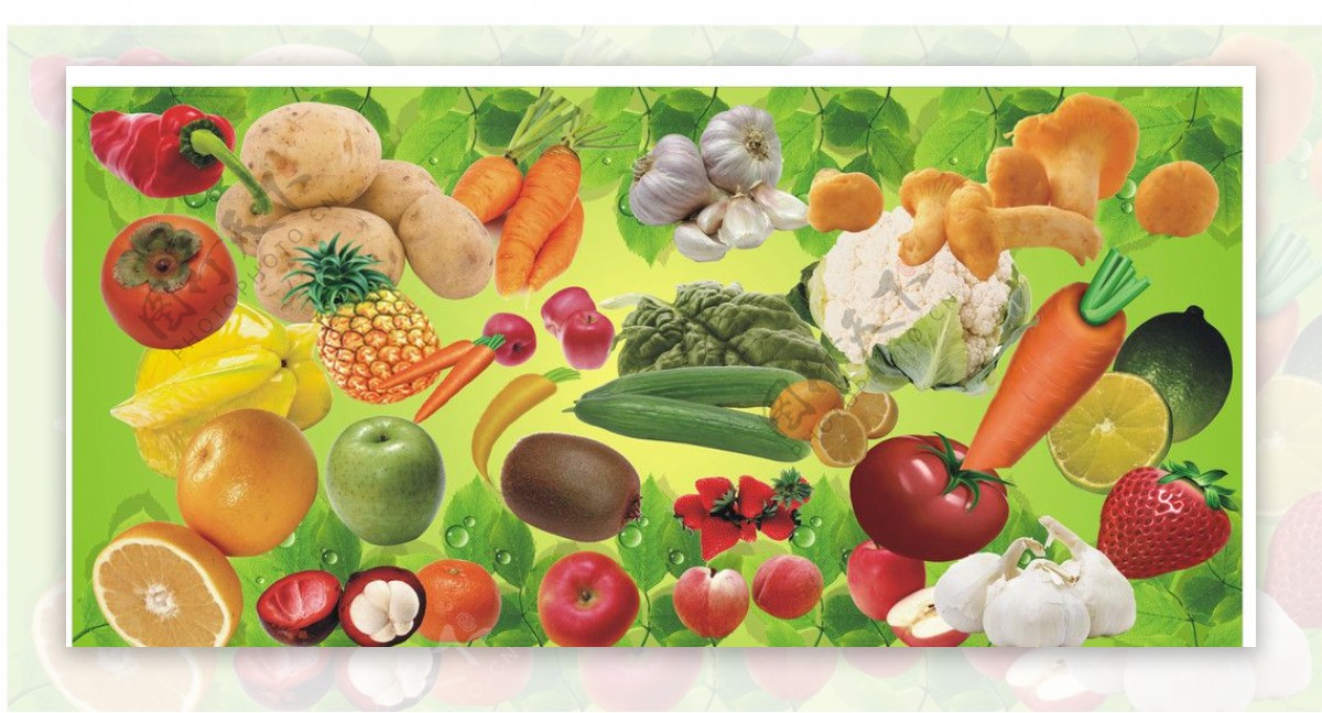 各式蔬菜水果素材图片