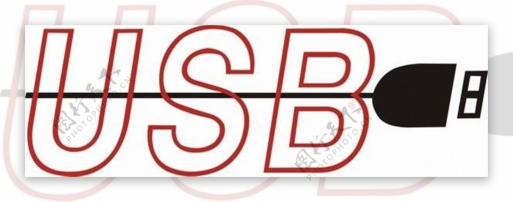 USB标志图片素材-编号09547311-图行天下