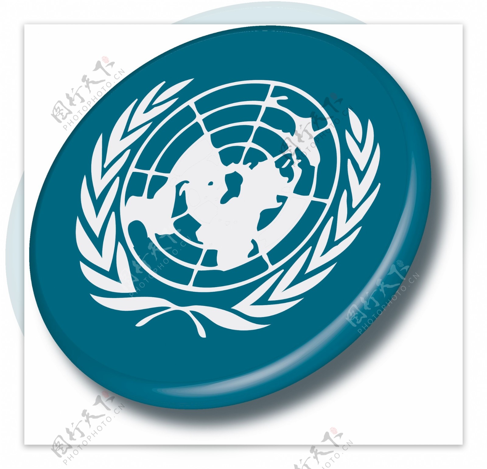 联合国标志徽章图片
