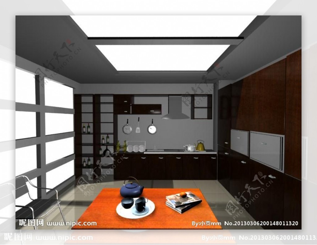 3D家具厨房图片