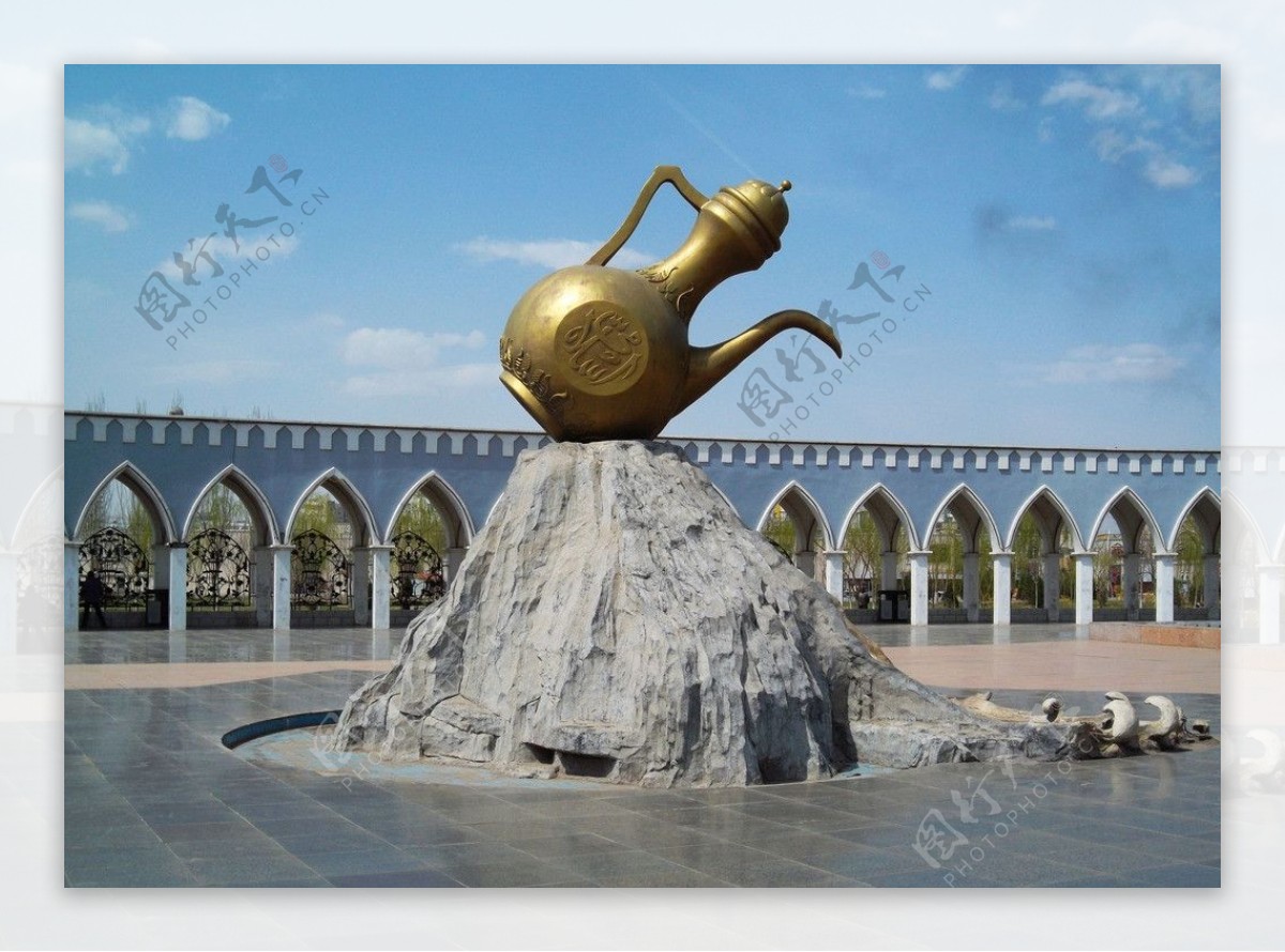 伊斯兰铜壶图片