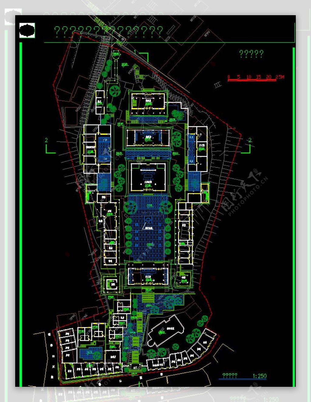 重庆宝轮寺修复规划总平面图片