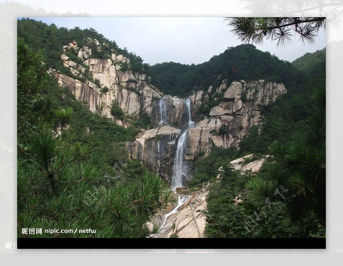 蒙山中国瀑布图片