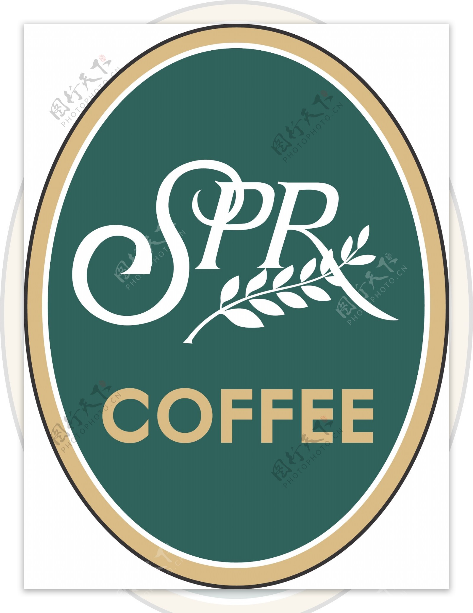 SPR咖啡标牌图片