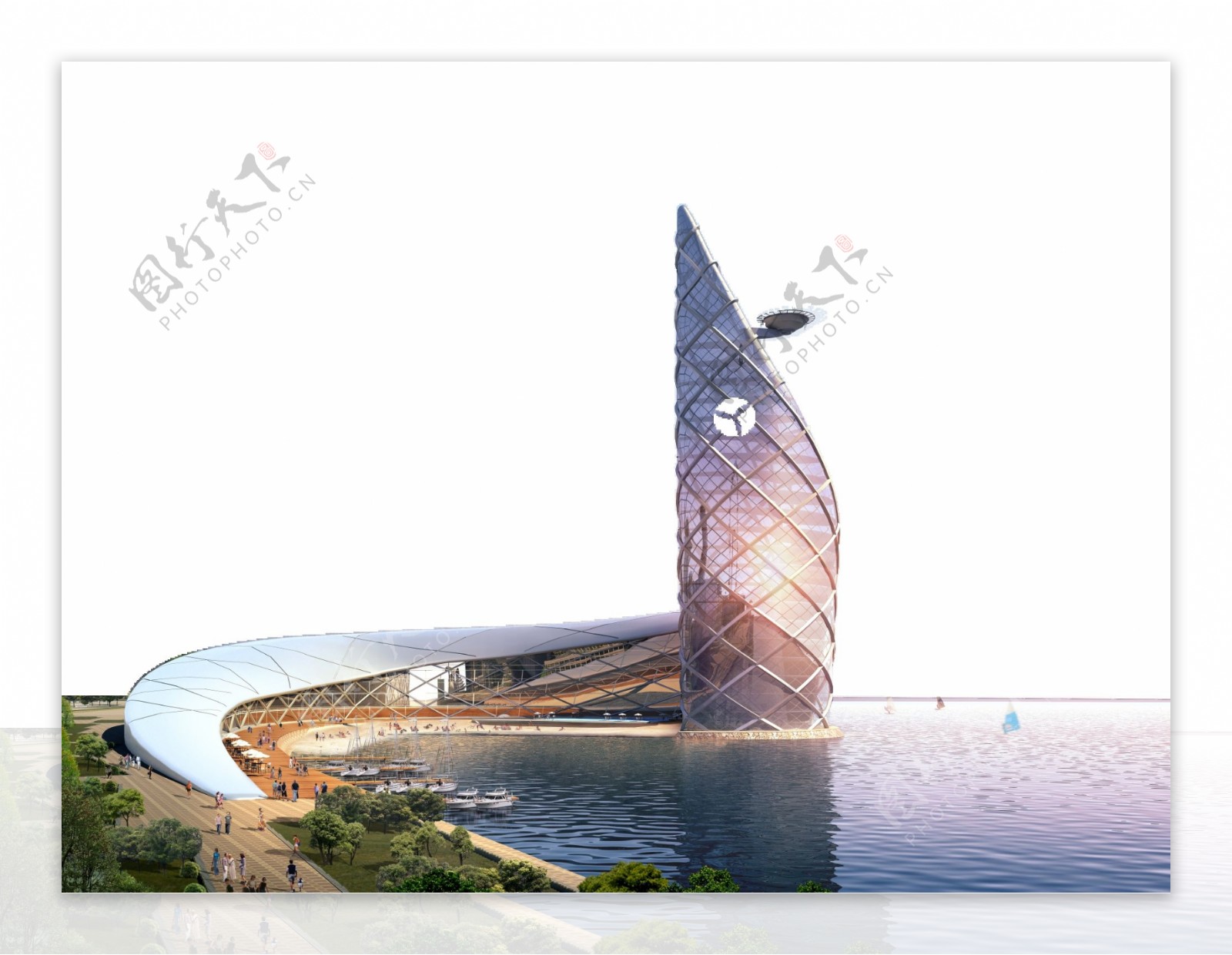 阿联酋海上建筑图片