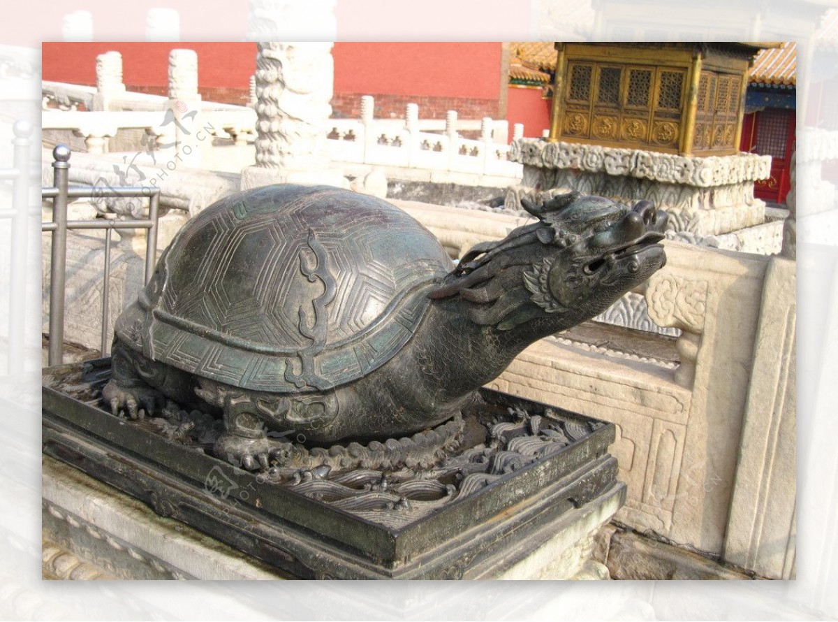 故宫铜龟图片