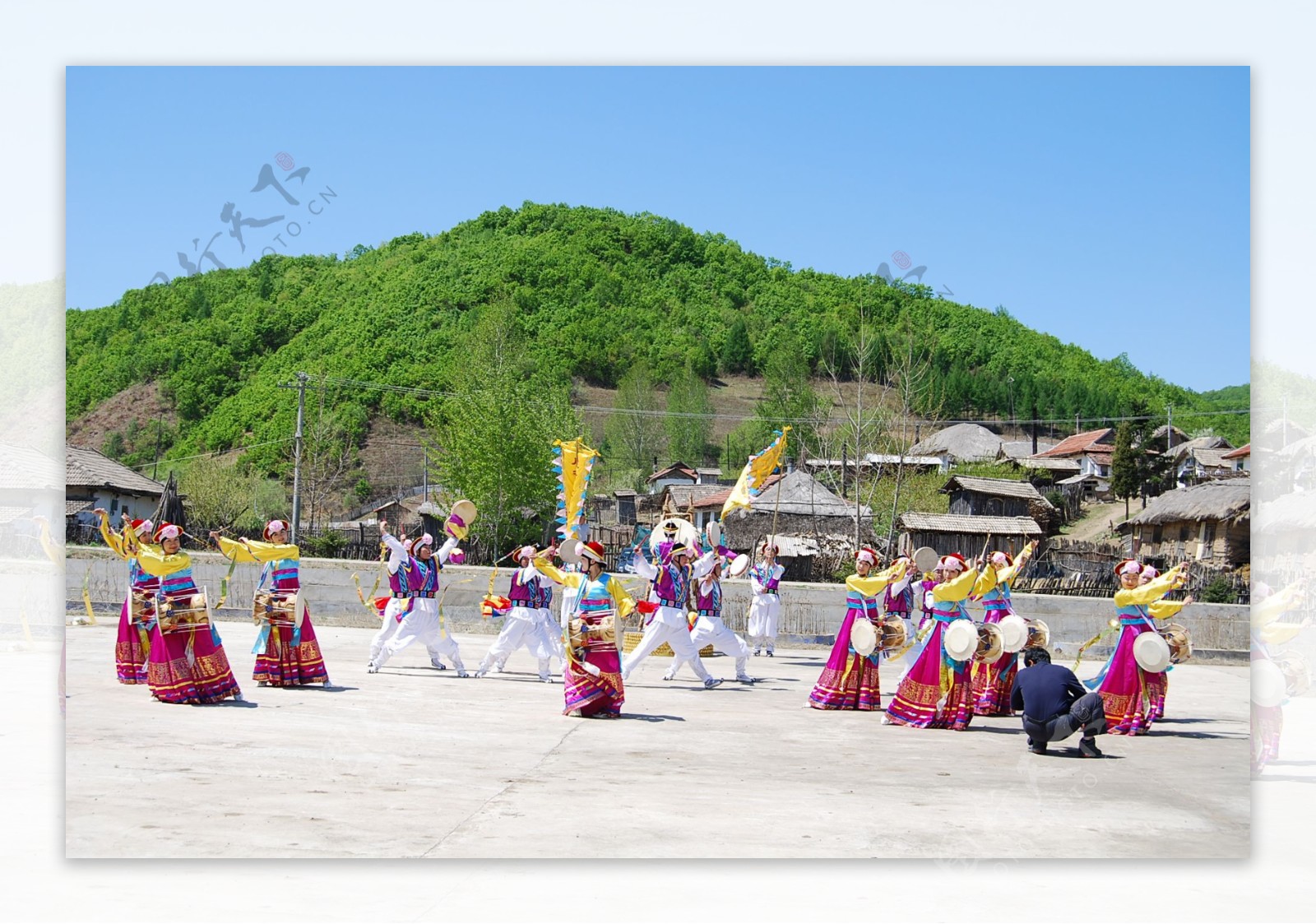 舞蹈象帽舞朝鲜族舞蹈图片