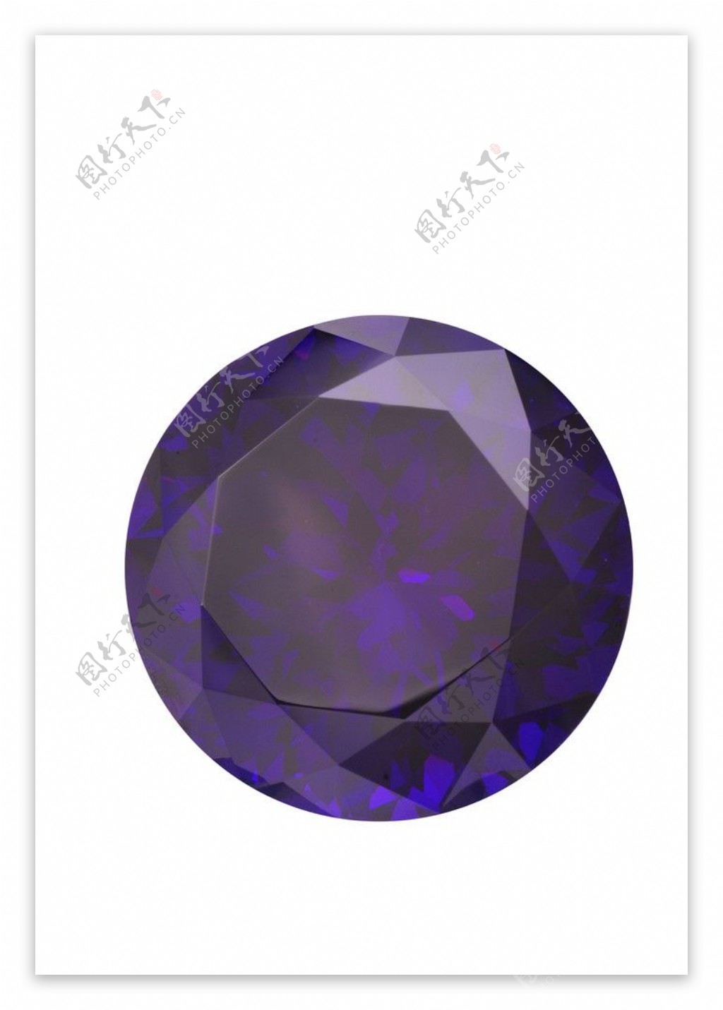 紫色宝石图片