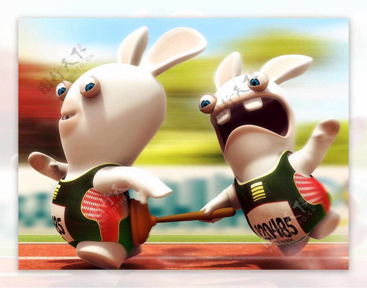 兔子赛跑图片