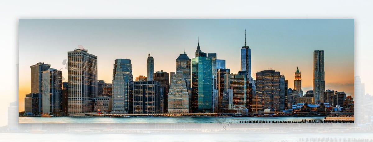 美国曼哈顿城市景观图片