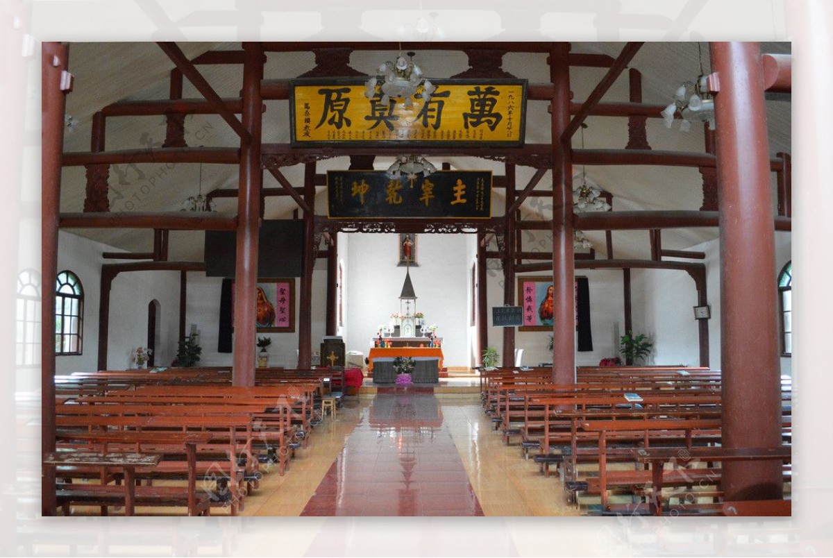 彭州马桑坝天主教堂图片