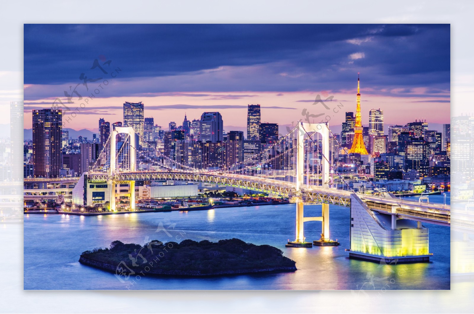 东京彩虹大桥图片