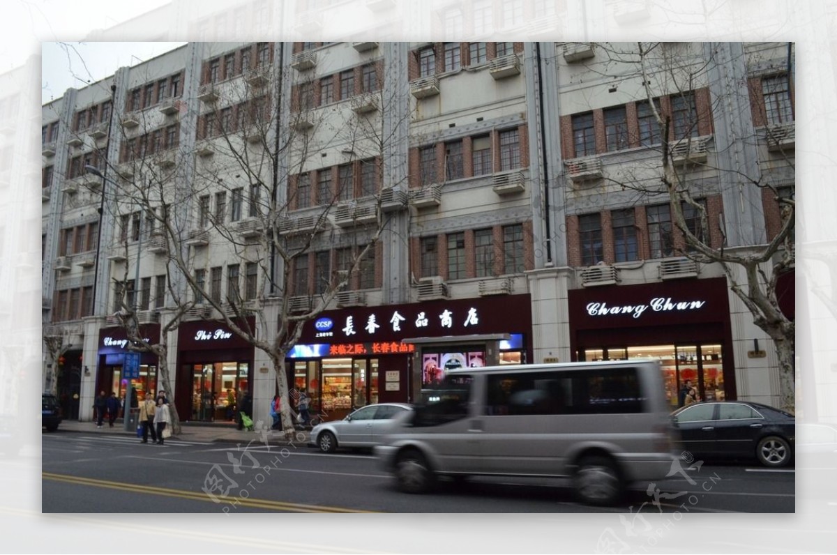 上海城市街道图片