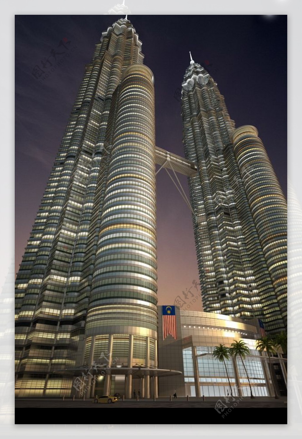 马来西亚吉隆坡双子星座大厦图片