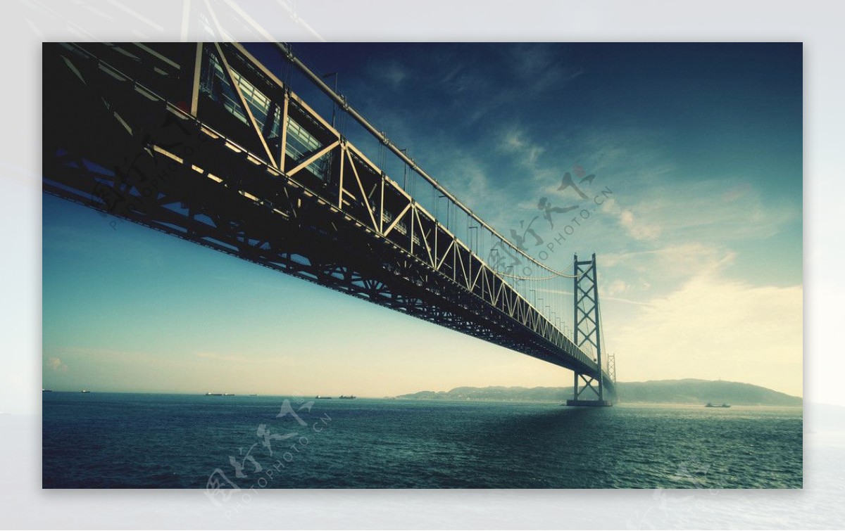 跨海大桥美景风光摄影图片