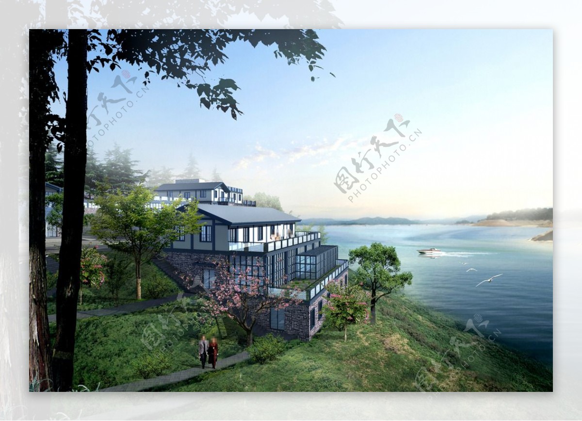 海边别墅环境设计图片