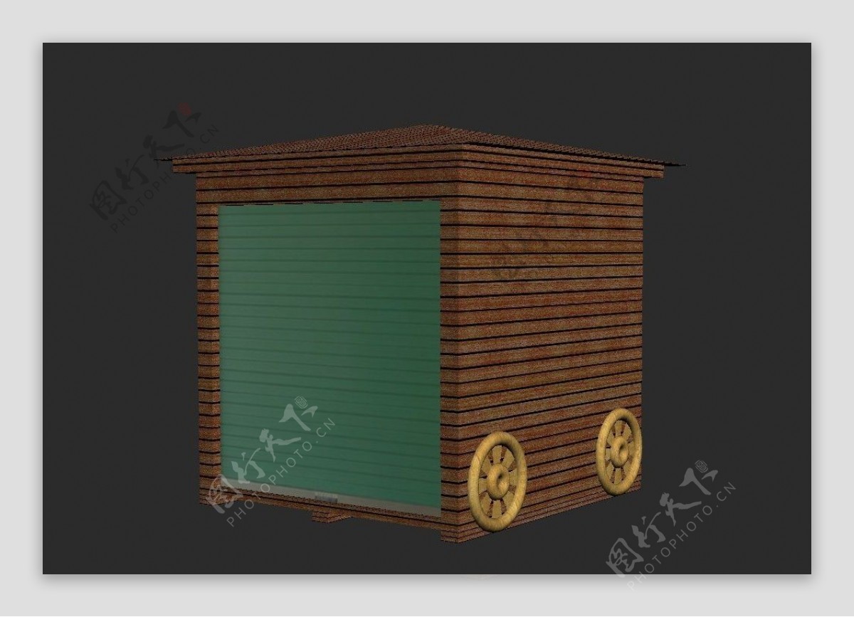 3D小木屋图片