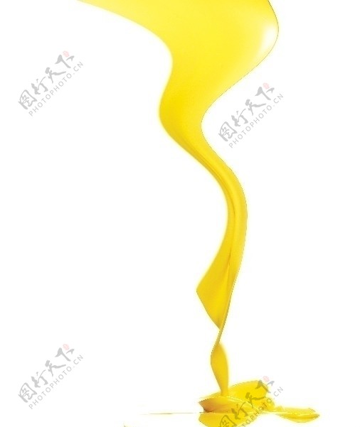 黄色液体图片
