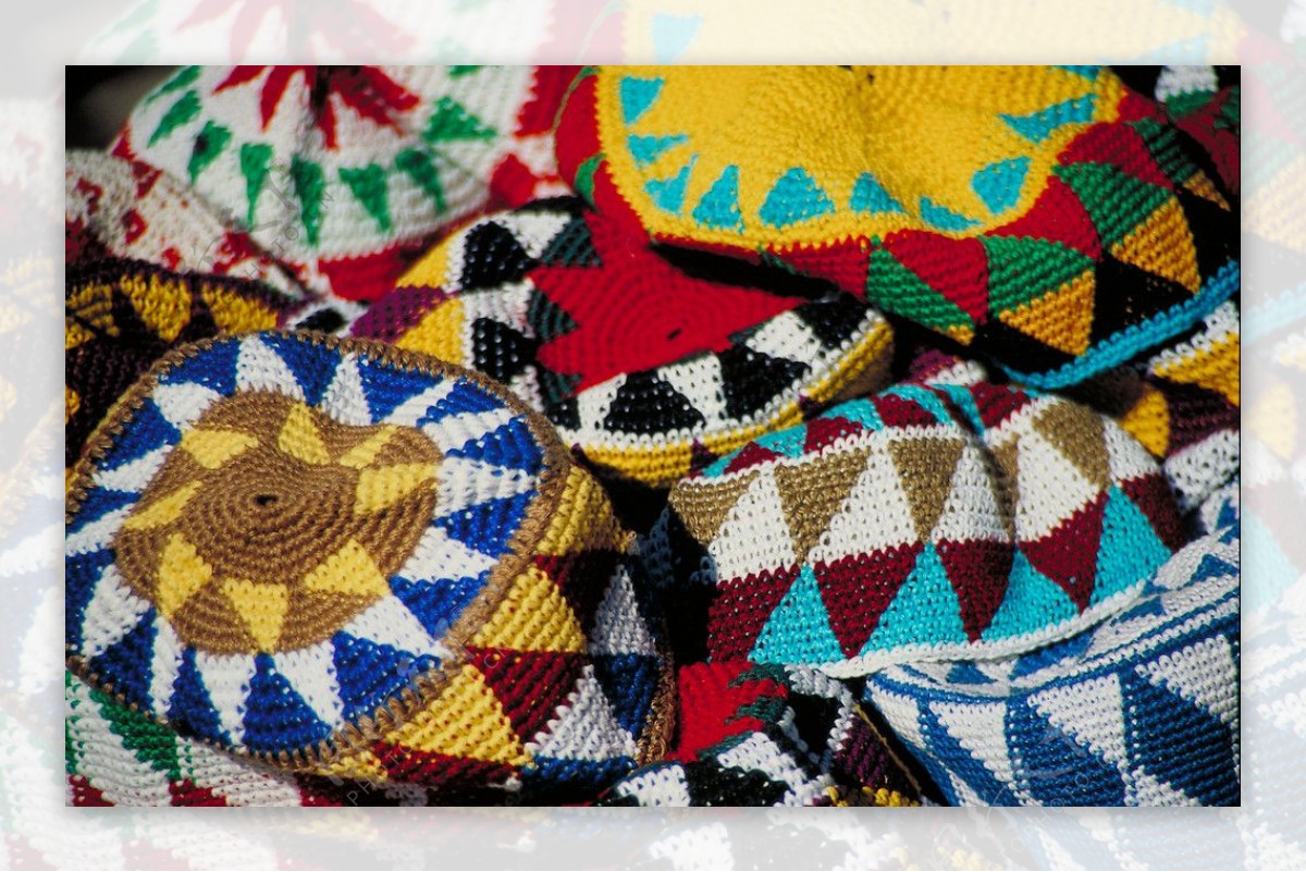 彩色编制品编织袋手提袋图片