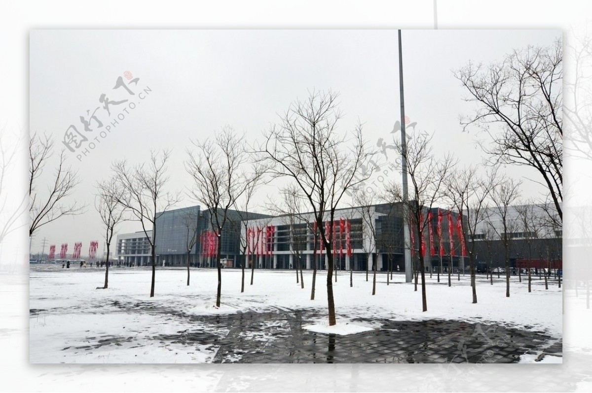 北京冬天雪景图片
