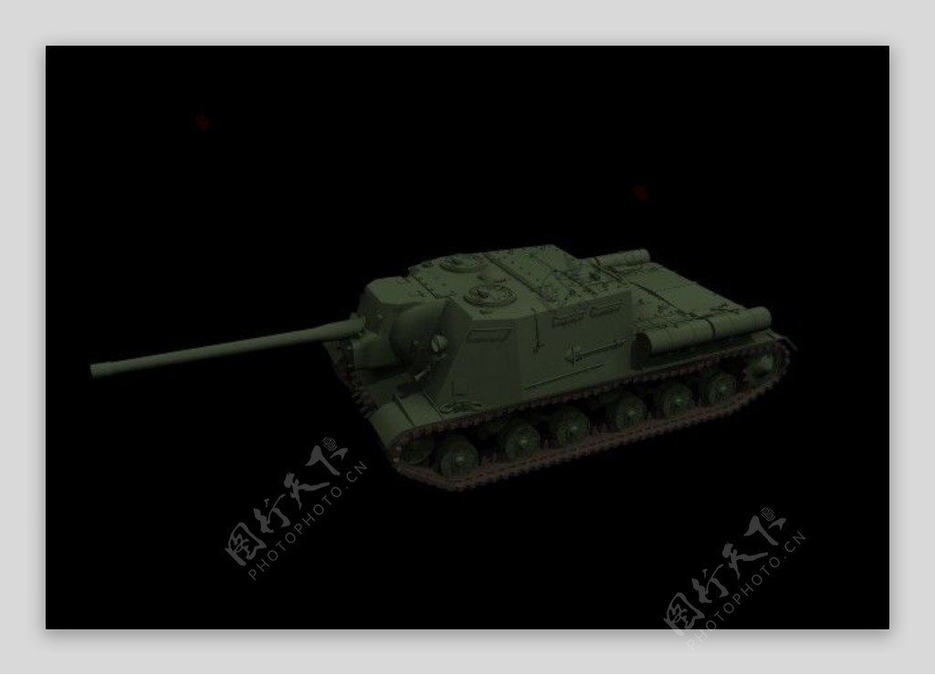J122坦克三维模型图片