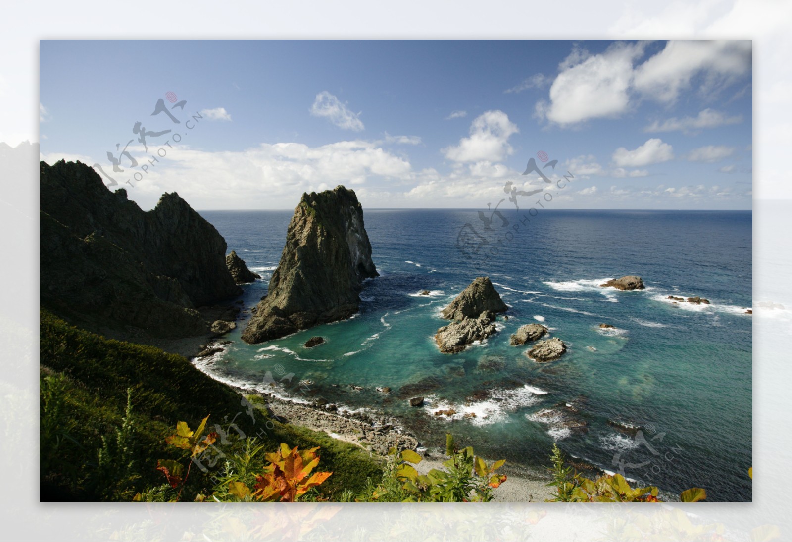 北海道积丹岬海岸风景图片