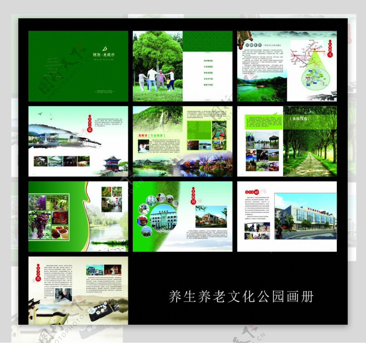 养生文化公园画册图片