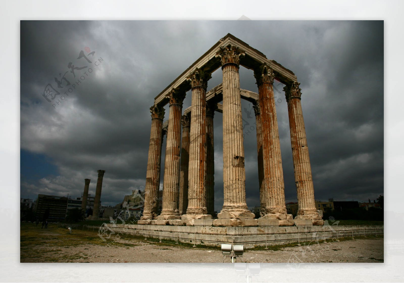 希腊宙斯神庙图片