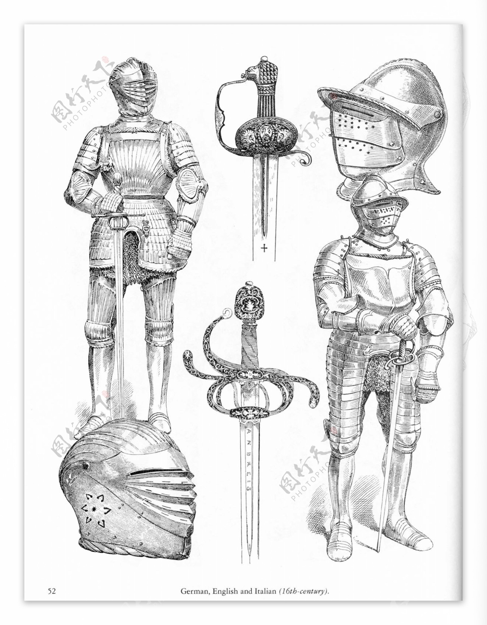 欧洲古代兵器和盔甲15图片