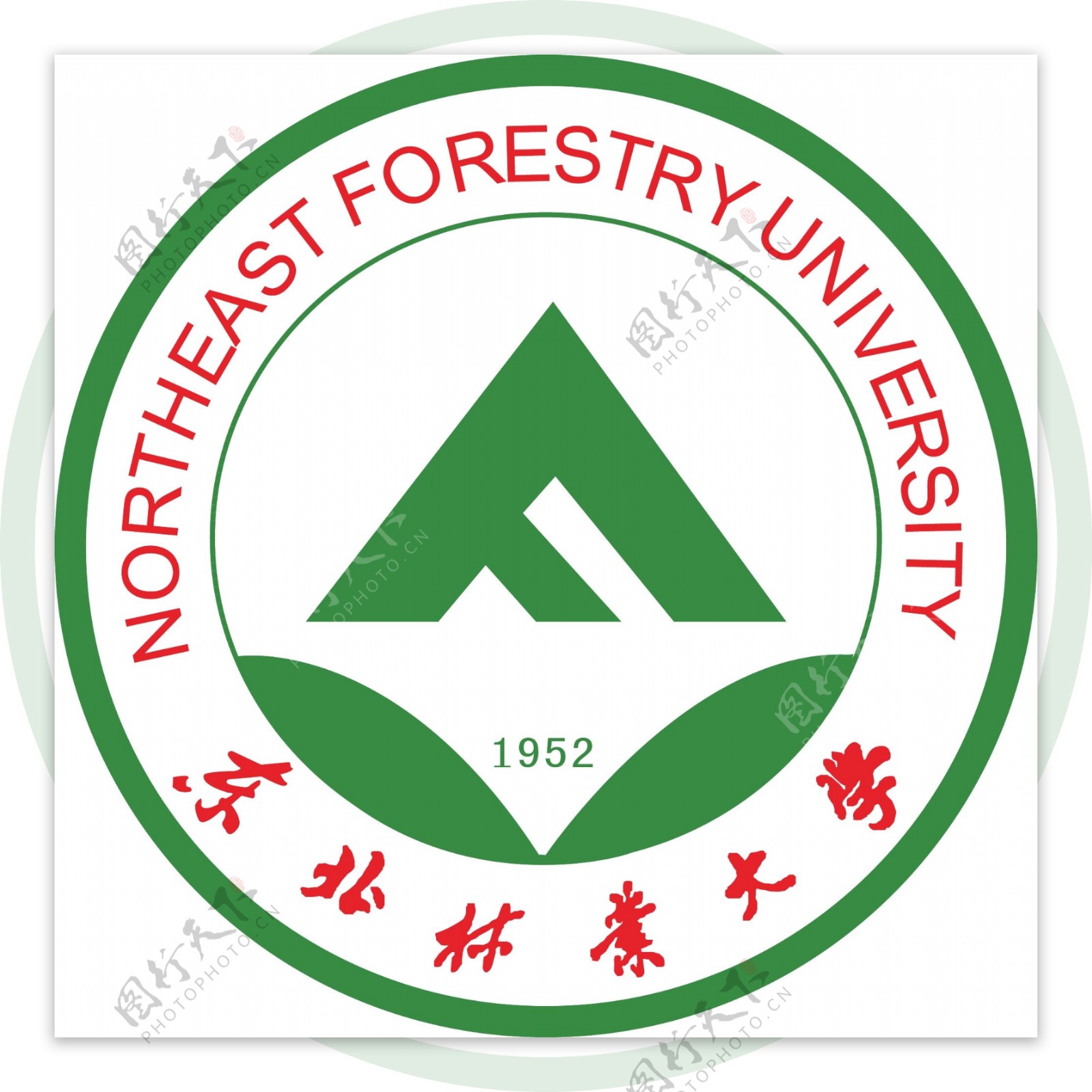 东北林业大学标志图片