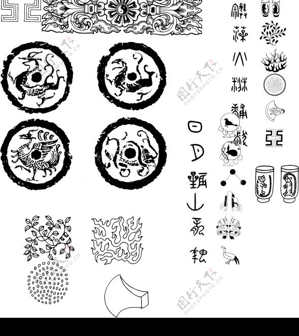 68个中国传统图案图片