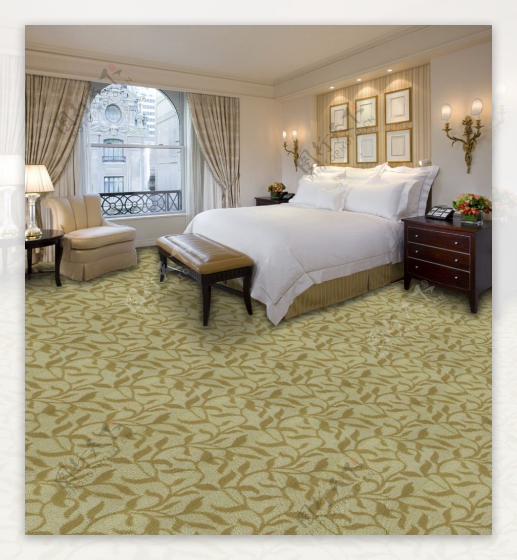 80平米家装地中海风格地毯客厅设计效果图_装信通网效果图