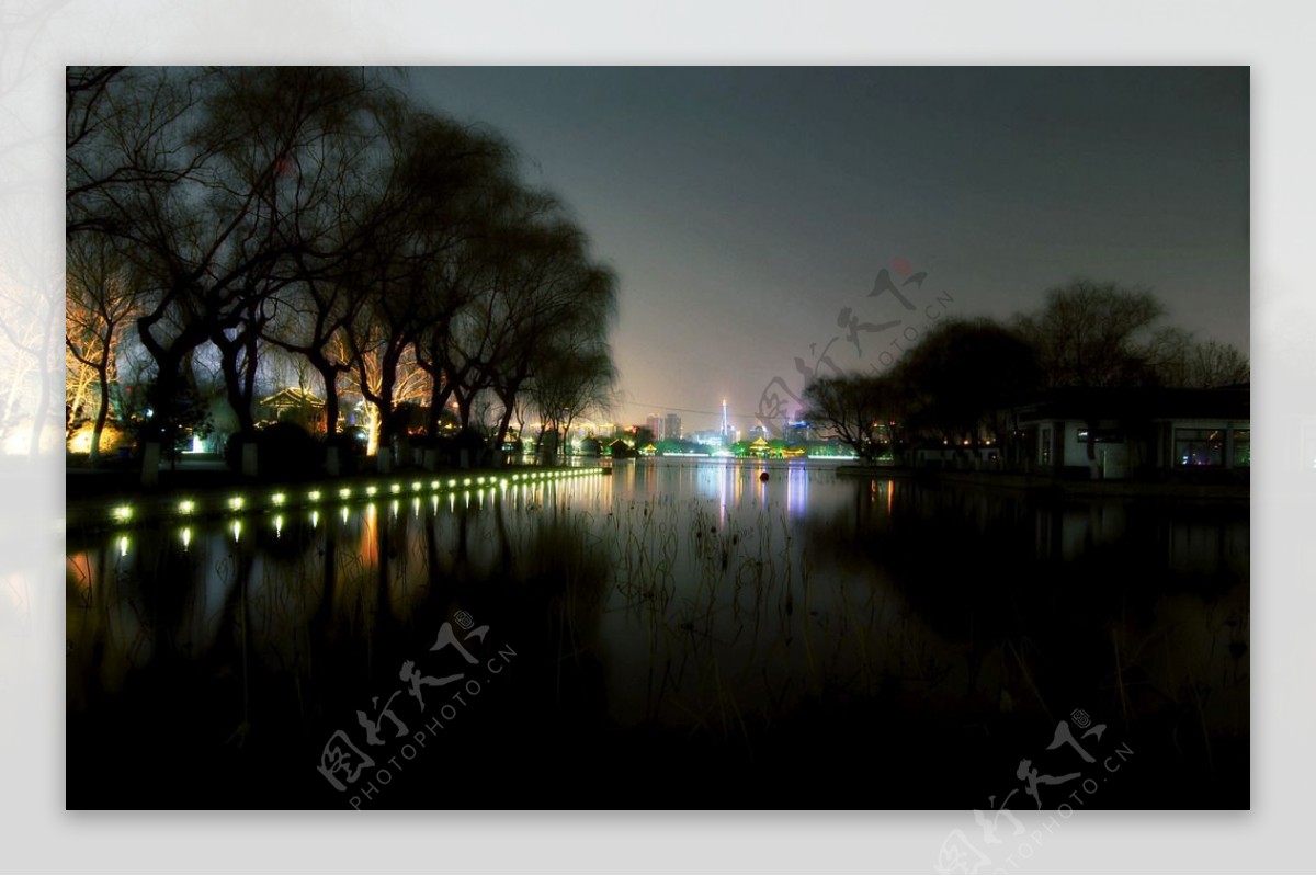 济南夜景图片