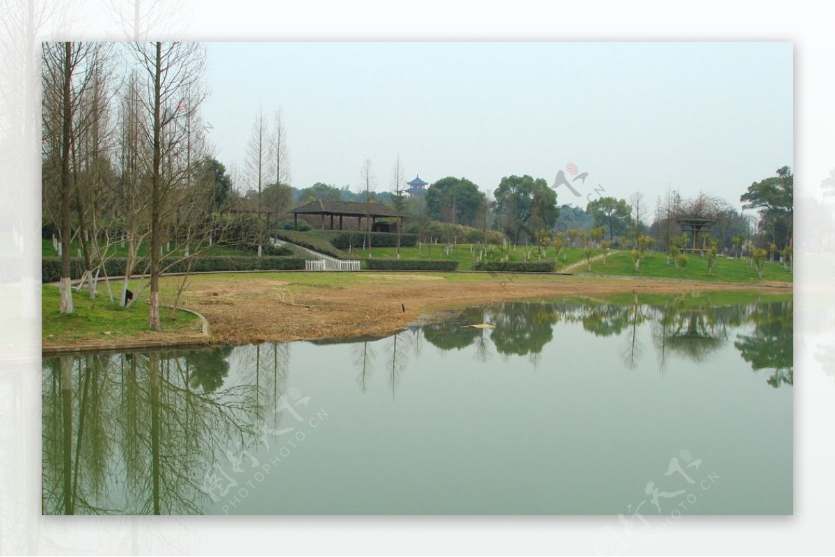 湖面风景图片